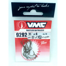 HOOK VMC 9292BZ #4 BAITHOLDER 10PP