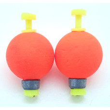 KURPER FLOAT ROUND SNAP ON WEIGHTED 2PP