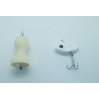 BCP PRERIG SML-SILVER/WHT MINNOW