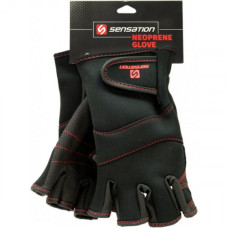 GLOVES LRG BLK/RED SENSATION