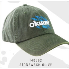 CAP OKUMA STONEWASH OLIVE