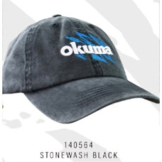 CAP OKUMA STONEWASH BLACK