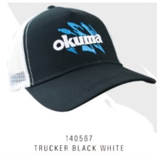 CAP OKUMA TRUCKER BLACK WHITE