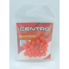 BEADS CENTRO 8MM RED 20PP