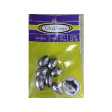 WEIGHT CAROLINA LEAD 1/8OZ CULLEM 8P.P