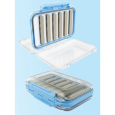 STEALTH FLY BOX D/S CLEAR WP BLUE MED