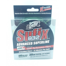 BRAID SUFIX 832 30LB 0.29 600YDS N/LIME