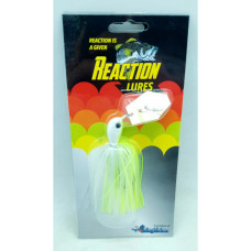 JIG BLADED 3/8OZ-CHART/WHITE REACTION