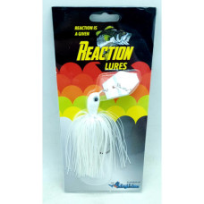 JIG BLADED 3/8OZ-WHITE SPECK REACTION