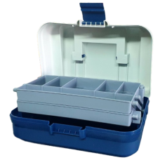 T/BOX 2 TRAY GREY/BLUE ADRENALIN