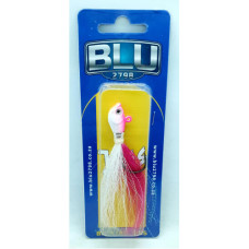 BUCKTAIL JIG 0.50OZ W/PINK BLU