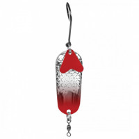 TIGERSPOON 18G DOUBLE UP-SILV/RED HEAD