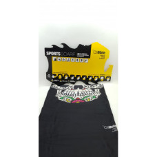 CLIMATE SP/SCARF PINK/GRN SKULL