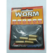 WEIGHT WORM BRASS 3/16oz DAMIKI