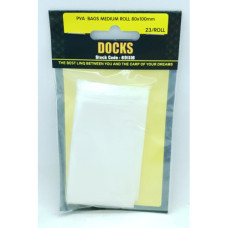 DOCKS PVA BAGS MED ROLL 80X100MM 23/ROLL