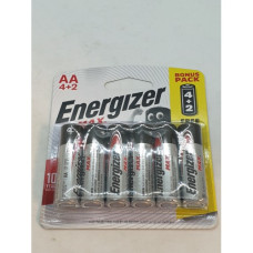 BATTERY AA ENERGIZER 6PACK