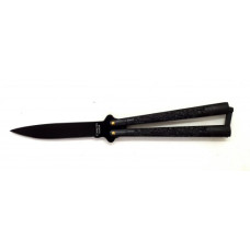 KNIFE ACE BUTTERFLY W/BLACK PATTERNED