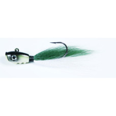 JIG BUCKTAIL 2OZ OLIVE&WHITE ADR