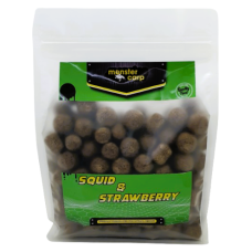 BOILIES MC 20MM STRAWBERRY SQUID 1KG