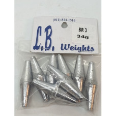 WEIGHT BARREL 3 34GR L.B