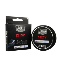 BRAID LOOMIS FURY 8+1-50LB YELLOW
