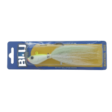 BUCKTAIL JIG 2OZ WHT/CHRT BLU