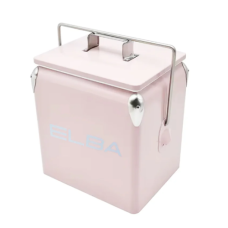 COOLER BOX ELBA METAL-PINK