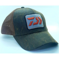 CAP DAIWA OIL SKIN BADGE STYLE TRUCKER