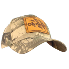 CAP OKUMA LEATHER PATCH CAMO