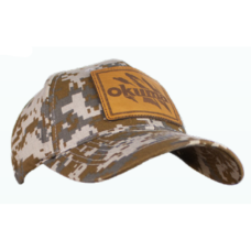 CAP OKUMA LEATHER PATCH PIXEL CAMO