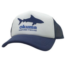 CAP OKUMA SHARK NAVY TRUCKER