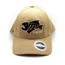 CAP G.LOOMIS-KHAKI/BLK