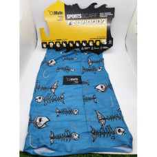 CLIMATE SP/SCARF FISHBONEZ BLUE5