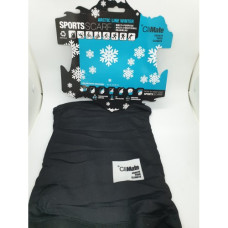 CLIMATE SP/SCARF WINTER FLEECE BLACK