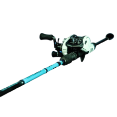 COMBO AZAKI 6'6CMH 2PC+BAITCASTER WHITE