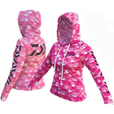 DAIWA HOODIE PINK CAMO-LRG
