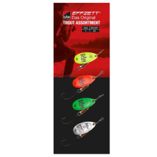 DAM SPINNER ASSTD(60594) 4PC #3 6G-TROUT