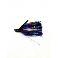 JIG HAYABUSA S/SWIM BLK/BLUE 3/8OZ