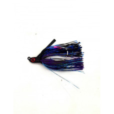 JIG HAYABUSA S/SWIM BLK/BLUE 3/8OZ