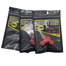 FISH BOUYANCY BEADS SMALL RED