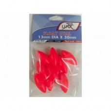 FLOAT INDICATOR OVAL 11X25MM ORANGE