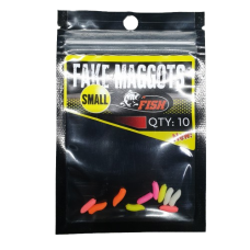 FISH FAKE MAGGOTS SMALL MIXED