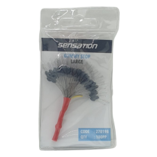 GUMMY STOP BLK LRG-100PC