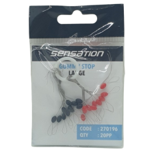 GUMMY STOP BLK/RED LRG-20PC