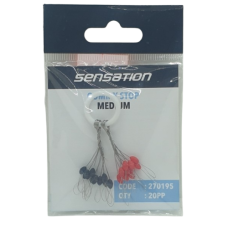 GUMMY STOP BLK/RED MED-20PC