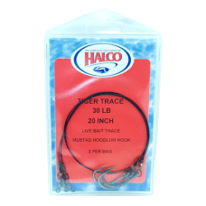 HALCO TRACE TIGER LIVEBAIT 20'-30LB 3PP