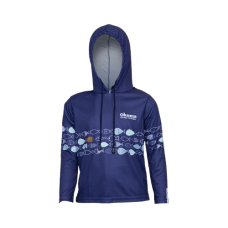 HOODIE OKUMA KIDS NAVY FISH-9-10Y
