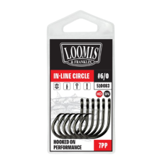 HOOK LOOMIS INLINE HD CIRCLE BLN#8/0 5PP