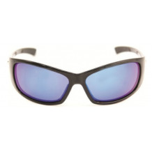 SUNGLASSES MUSTAD BLK/SMOKE BLUE REVO LE