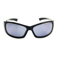 SUNGLASSES MUSTAD BLK/SMOKE LENS